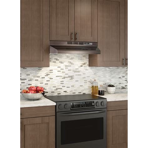 30 inch under cabinet range hood black stainless steel|range hood 30 inch ducted.